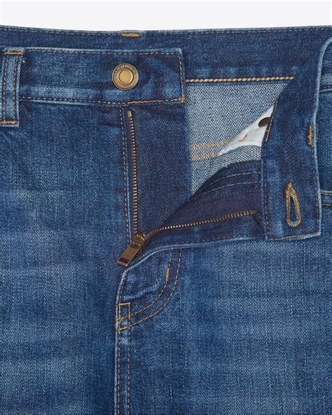 ysl light wash denim|ysl blue jeans.